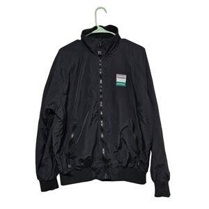 Hartwell Coreteck Coat Windbreaker Pockets Black Men's Size Large